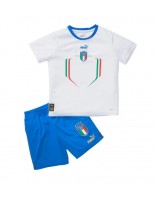 Itálie Venkovní dres pro děti 2022 Krátký Rukáv (+ trenýrky)